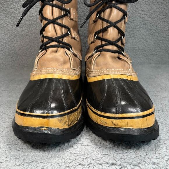 Sorel Caribou Boots Mens 11 Virgin Wool Insulated Kaufman Made in Canada Winter - Picture 5 of 12
